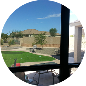 residential-window-tint-film Before and after with LLumar DR15 residential ow film