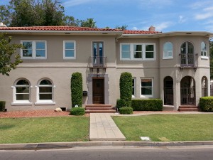 Front of home.  All windows have EnerLogic VEP35 film.